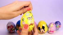 SURPRISE EGGS PEPPA PIG MICKEY MOUSE MINNIE MOUSE Маша и Медведь POCOYO FROZEN PLAY DOH 