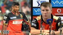 IPL 9 SRH vs RCB Sarfaraz Played Brilliantly Warner