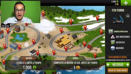 Traffic Rider Facil y buen juego en Android
