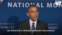 President Obama Dedicates New Nat’l Monument to Women’s Equality On Equal Pay Day