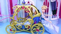 DISNEY PRINCESS CASTLE DOLLHOUSE New Storytime Princess Doll House   Frozen Elsa, Cinderella, Belle