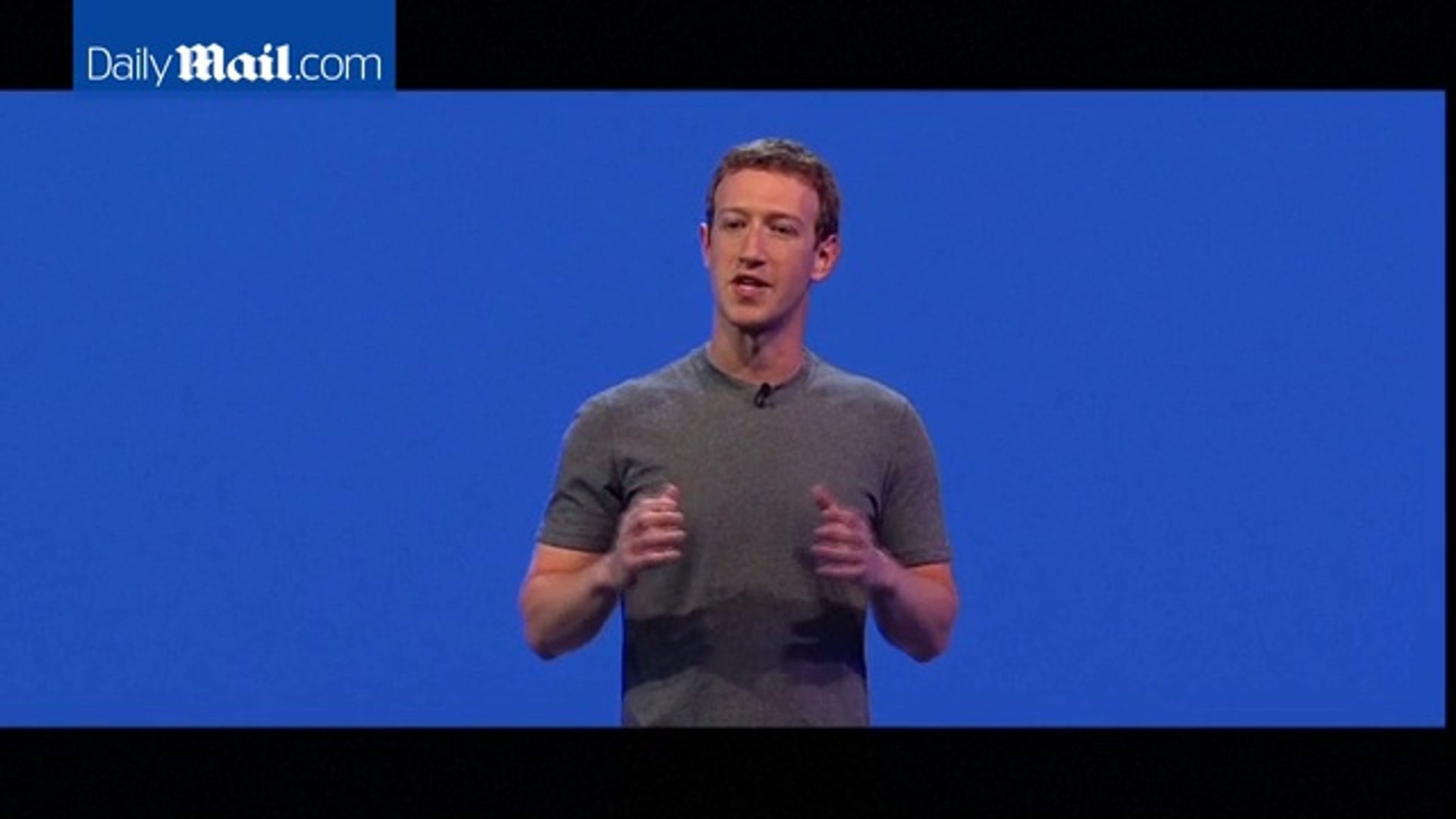 ⁣Mark Zuckerberg takes shot at Donald Trump during keynote