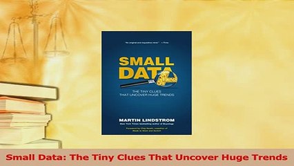 Download  Small Data The Tiny Clues That Uncover Huge Trends PDF Free