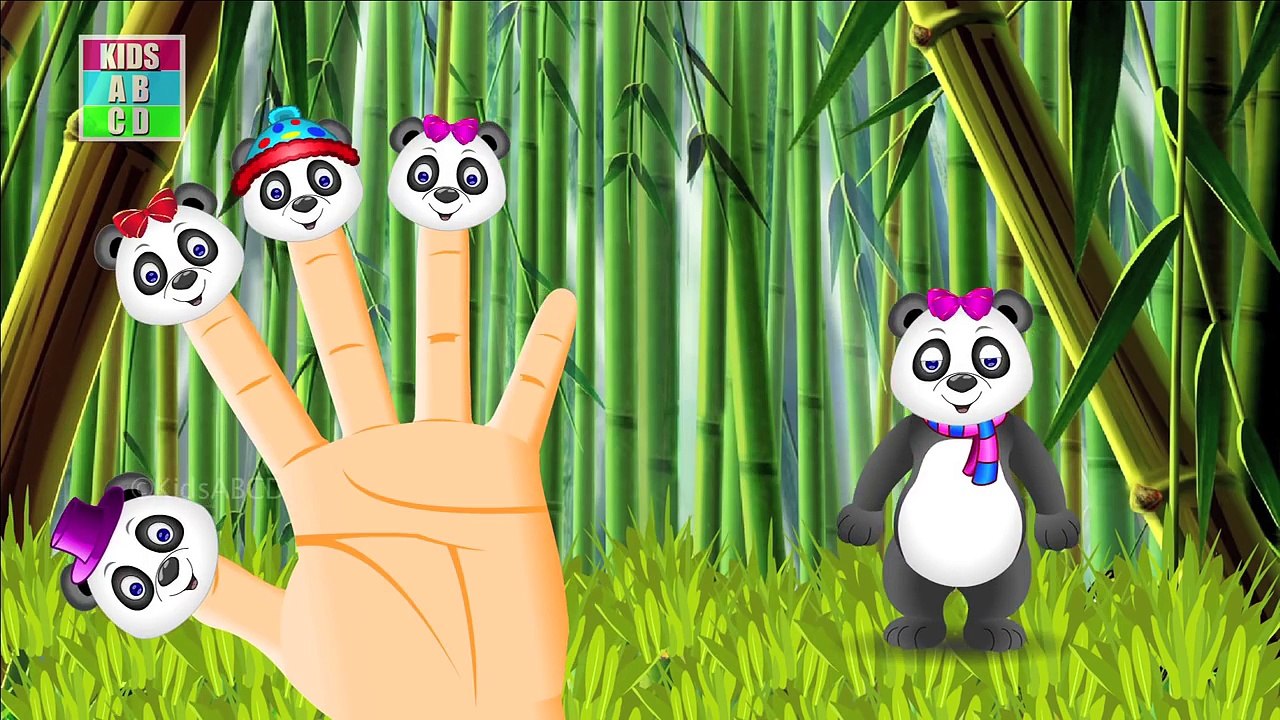 Panda Finger Family | Animal Finger Family Songs & Nursery Rhymes For Children