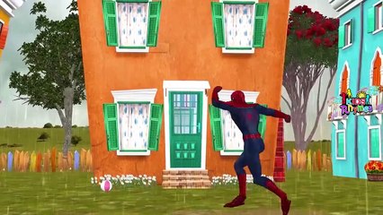 Finger Family Hulk Cartoons | Batman Hot Cross Buns Spiderman Rain Rain Go Away Nursery Rhymes