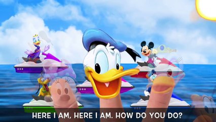 Mickey Mouse Clubhouse Finger Family Water Jetski Race!