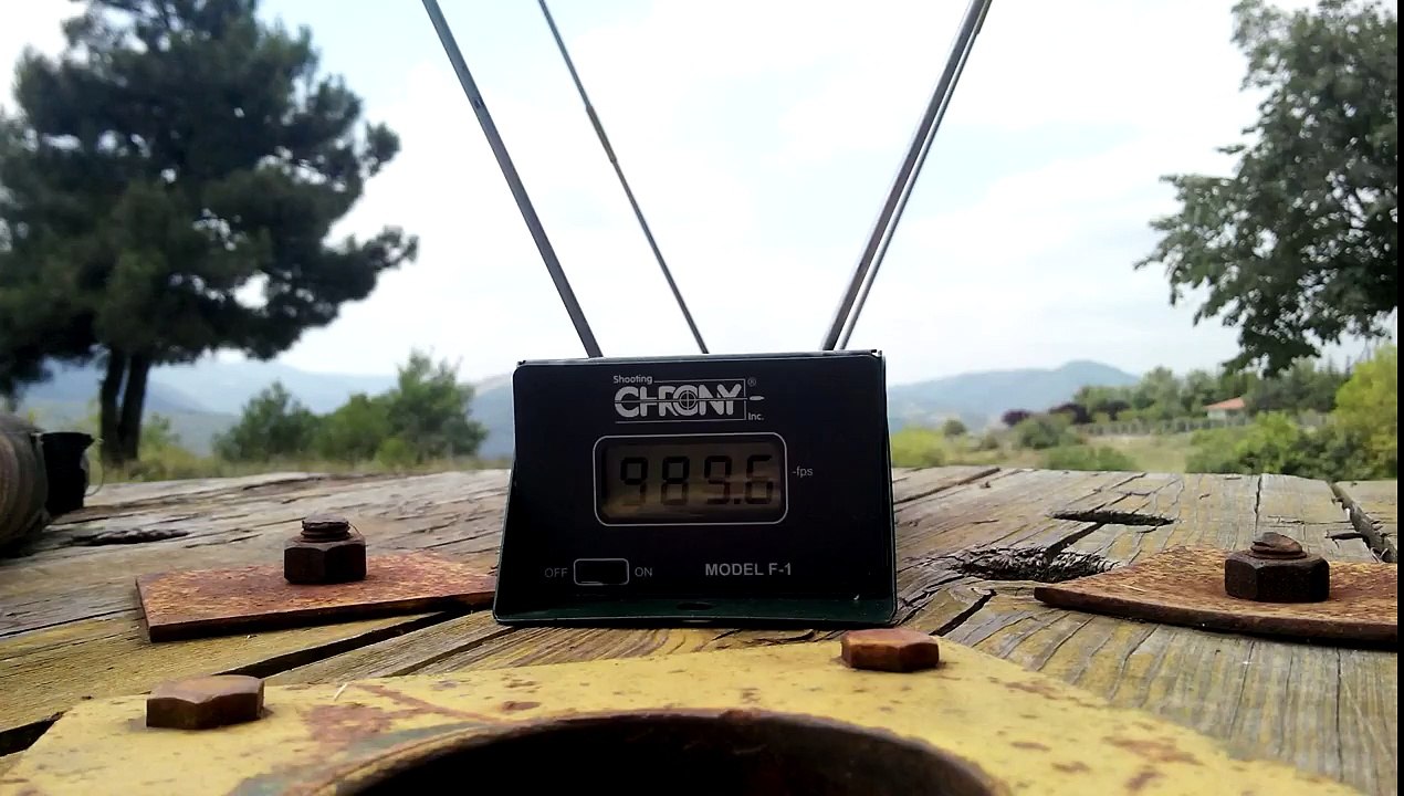 Webley Patriot .22 chrono test 2