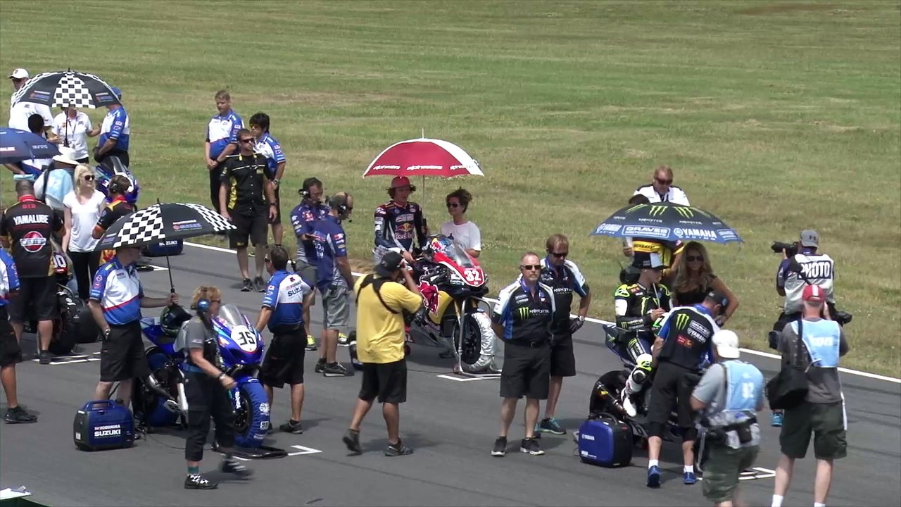 2015 MotoAmerica VIR Superbike / Superstock 1000 Race 1 Part 1