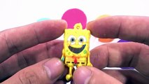 PLAY DOH SpongeBob EGGS GAMES LEGO TOYS!!! Kinder surprise eggs Peppa Pig Español 2016 DISNEY