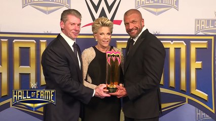 The 2016 WWE Hall of Fame Class receive their rings from Mr. McMahon & Triple H