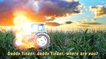 Finger Family Tractor | Finger Family Songs For Children | Farm Family Parody