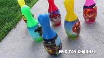 PAW PATROL Bowling Set with Chase, Marshall, Rubble, Ryder, Skye and Zuma Paw Patrol Bowling Pins