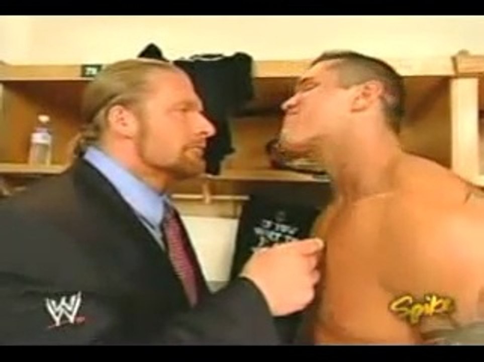 Randy Orton & Triple H backstage