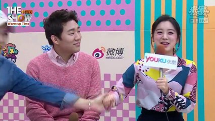 [HD] 160412 더쇼 Warm Up Time 혜림, 버나드박 컷