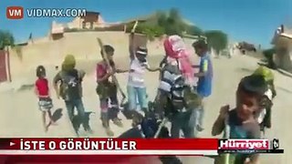Muslim kids play beheading Christians