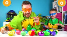 Superhero Surprise Egg Game - Heroes and Villains with Ninja Turtles Toys, Avengers Toys & Spiderman