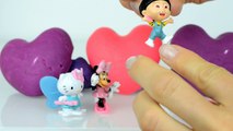 Minnie mouse Play doh Peppa pig Kinder Surprise eggs Hello kitty Disney Toys Smurfs Egg
