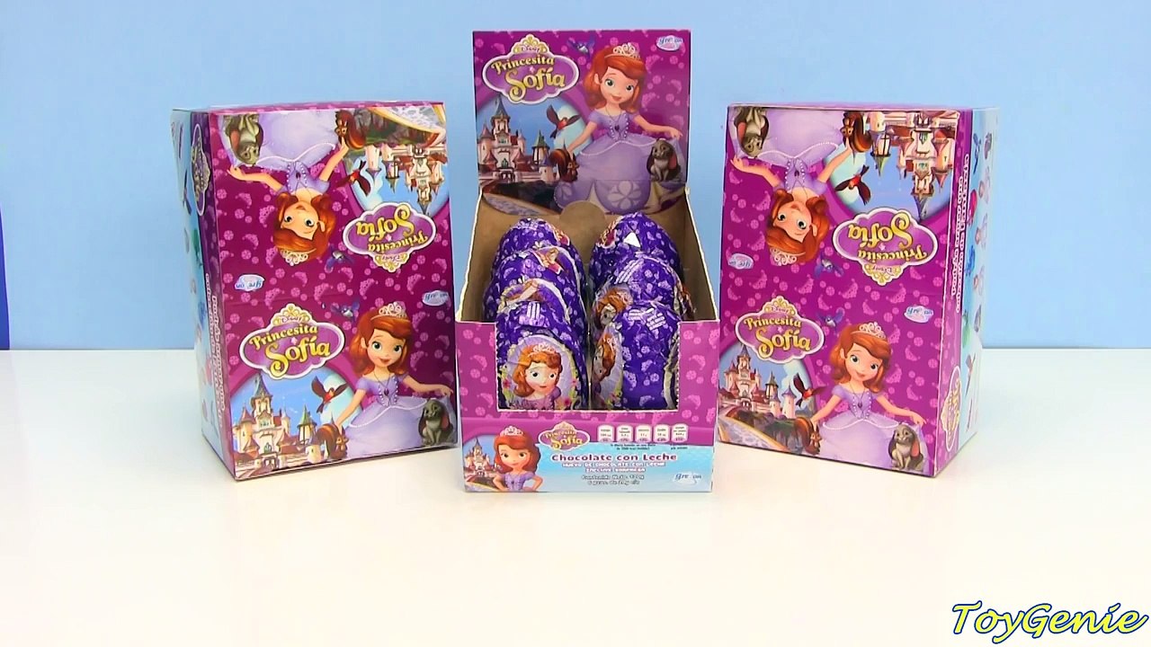 Disney Sofia the First Chocolate Surprise Eggs