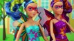 Barbie Princess Power Mini Movie. Super Sparkle Hero Saves Anna and Elsa. DisneyToysFan