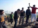 Gangnam style-CGI Hyd-Rock climbing at Khajaguda hills
