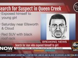 Search for man who exposed himself to girl