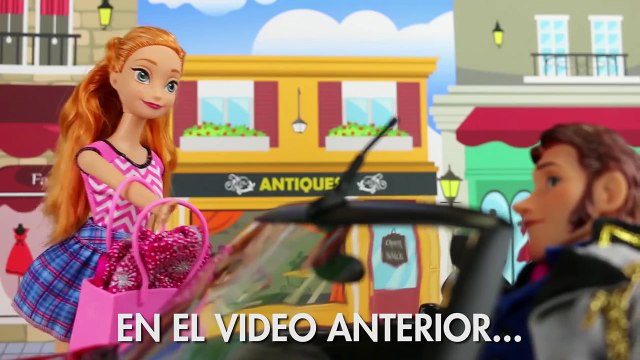 Anna es Salvada por Elsa y Jack Frost Salva a Frozen Kristoff. Aventuras Juguetes