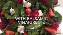 Spinach Salad with Balsamic Vinaigrette