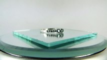 Natural Blue Diamond Ring 10k White Gold Ring