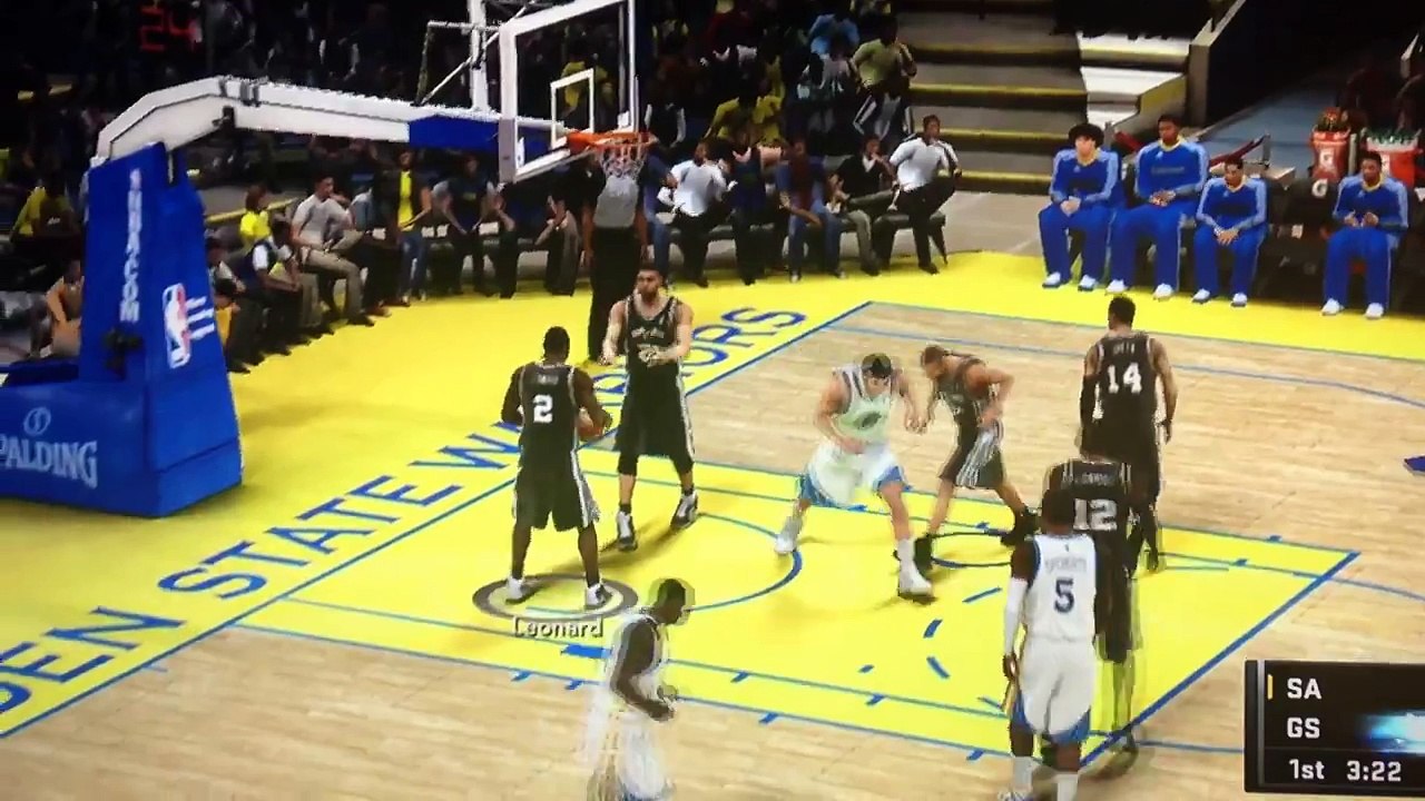 NBA 2k11 2015-2016 roster Spurs Vs Warriors chef curry/ new patch available