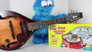 Cookie Monster Sings Little Debbie Song and Reviews Play Doh Little Debbie Snacks Playset