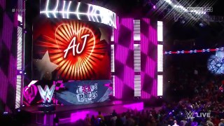 720pHD WWE Raw 2015 The Bella Twins vs Naomi & AJ Lee