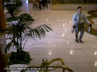 Businessman has meltdown in hotel lobby