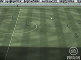 FIFA 09 Longest Free Kick Ever (Dani Alves- FC Barcelona) Xbox 360