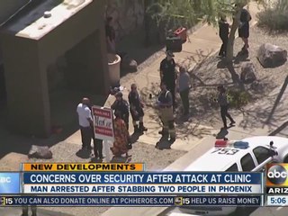 Concerns about security after attack at clinic