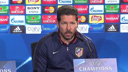 Quarts - Simeone: "Être compétitif pour affronter le Barça"