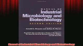 Free   Manual of Industrial Microbiology and Biotechnology Read Download