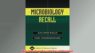 Free   Microbiology Recall Recall Series Read Download