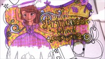 Disney Princess Sofia the First Imagine Ink Rainbow Color MAGIC PEN Art Book! Lip Gloss Shopkins