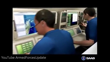 Swedish Air Force MOST ADVANCED radar surveillance aircraft hd