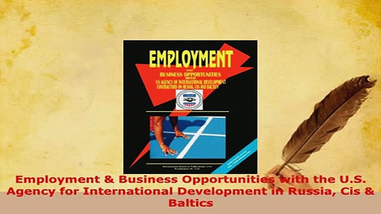 PDF  Employment  Business Opportunities with the US Agency for International Development in Read Full Ebook