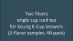 Two Rivers LLC Single Cup Iced Tea for Keurig K Cup Brewers Sampler Pack