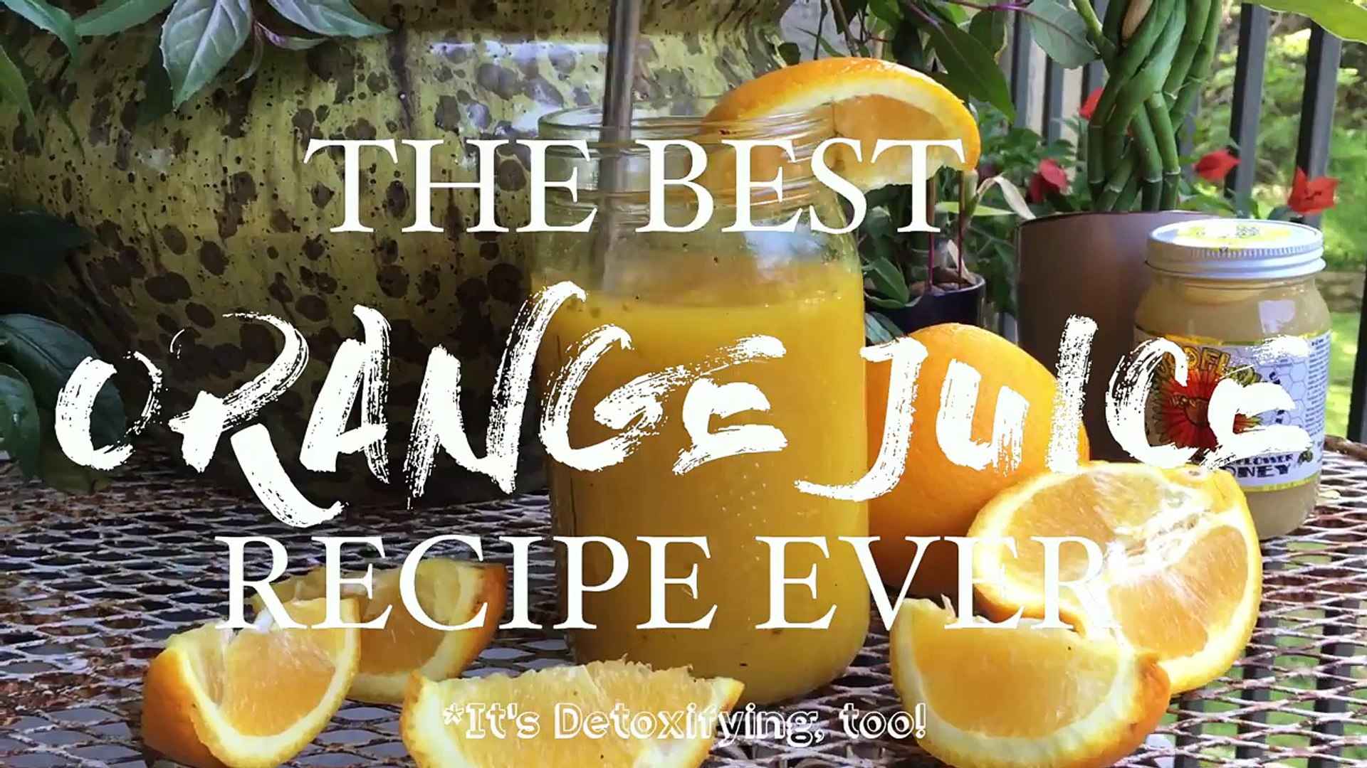 Best Orange Juice Ever! | Detox Juice Recipe