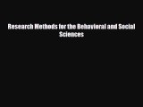 Download ‪Research Methods for the Behavioral and Social Sciences‬ PDF Online