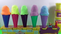 6 Play Doh Ice Cream Surprise Eggs Colorful Cones Peppa Pig My Little Pony Minions Cars Hot Wheels