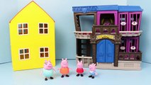 Peppa Pig Superheroes Play Doh Costumes with George Pig in Dinosaur Playdough Suit by ToysReviewToys