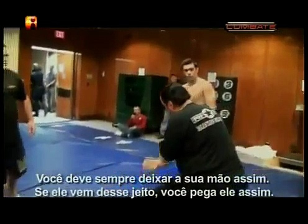 Steven Seagal entrenando a Lyoto Machida