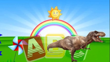 3D  Dinosaur ABC Song Nursery Rhymes | Learn English ABC Songs Dinosaurs A to Z For Children
