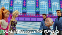Duke Takes Frozen Elsas Freezing Powers and Tells Anna & Elsa to Leave. DisneyToysFan