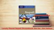 PDF  Lonely Planet Nepali Phrasebook 5th Ed 5th Edition Download Online