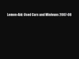 Read Lemon-Aid: Used Cars and Minivans 2007-08 Ebook Free